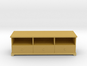 Miniature Liatorp TV Unit - IKEA in Tan Fine Detail Plastic: 1:12