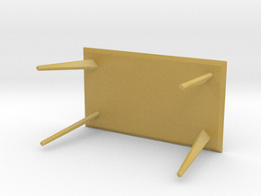 Miniature Lisabo Table - IKEA in Tan Fine Detail Plastic: 1:12