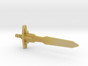 Laser Prime Sword (5mm & 3mm Grips) in Tan Fine Detail Plastic: Medium