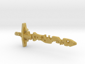 Corrupt Laser Sword (5mm and 3mm grips) in Tan Fine Detail Plastic: Medium