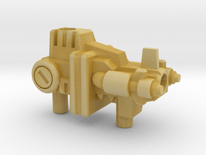 Laser Prime Gun (5mm and 3mm grips) in Tan Fine Detail Plastic: Medium