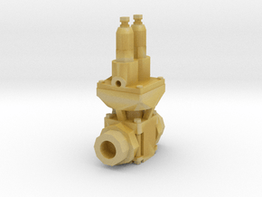 Duplex Air Pump Steam Governor  in Clear Ultra Fine Detail Plastic: 1:20