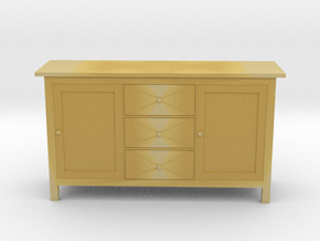 Miniature HEMNES Sideboard - IKEA in Tan Fine Detail Plastic: 1:12