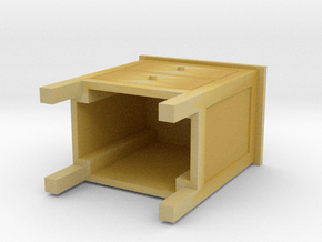 Miniature HEMNES 2-Drawer Chest - IKEA in Tan Fine Detail Plastic: 1:12