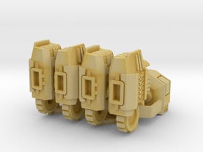Enclave Arms T1 (poseable), 2/3/6/9 pairs in Clear Ultra Fine Detail Plastic: Small