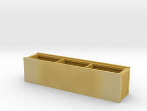 Miniature HEMNES Wall Bridge Shelf - IKEA in Tan Fine Detail Plastic: 1:12