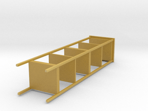 Miniature HEMNES Shelf Unit - IKEA in Tan Fine Detail Plastic: 1:12