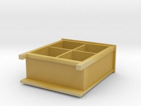 Miniature TOMNAS Shelf Unit - IKEA in Tan Fine Detail Plastic: 1:12