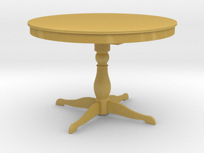 Miniature INGATORP Unextended Table - IKEA in Tan Fine Detail Plastic: 1:12