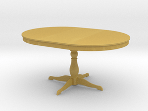 Miniature INGATORP Extended Table - IKEA in Tan Fine Detail Plastic: 1:12