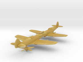 Spitfire LF Mk XIVE "high back" in Tan Fine Detail Plastic: 1:200