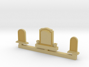 Tombstone Collection in Tan Fine Detail Plastic: 1:220 - Z