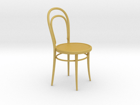 Miniature Num 14 Vienna Chair - Thonet in Tan Fine Detail Plastic: 1:12