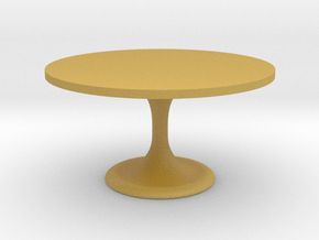 Miniature Neto Table - Minotti in Tan Fine Detail Plastic: 1:12