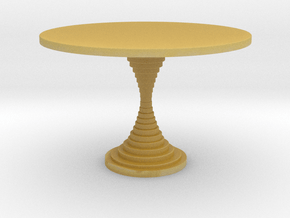 Miniature Eichholtz Spiral Dining Table - Eichholt in Tan Fine Detail Plastic: 1:12