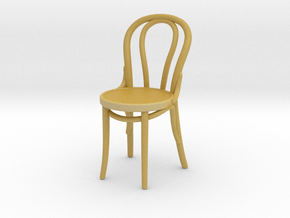 Miniature Thonet No 18 Chair - Thonet in Tan Fine Detail Plastic: 1:24