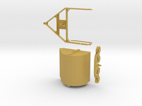 Mine Aerial Tram Bucket Assembly in Tan Fine Detail Plastic: 1:20