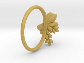 Botanical Cluster Ring in Clear Ultra Fine Detail Plastic: 5 / 49