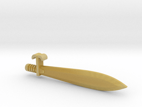 Dinobot Slug's Sword (PotP) in Clear Ultra Fine Detail Plastic: Small