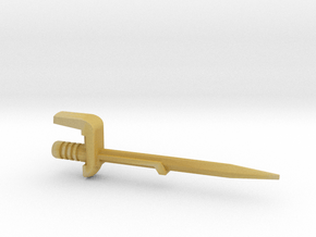 Dinobot Slash's Sword (PotP) in Clear Ultra Fine Detail Plastic: Large