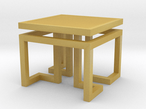Miniature Eichholtz Side Table Palmer - Eichholtz in Tan Fine Detail Plastic: 1:12