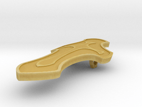 Miniature Heathcliff Shield - SAO in Tan Fine Detail Plastic: 1:12