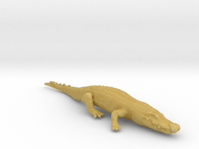 Alligator Relaxing in Tan Fine Detail Plastic: 1:87 - HO