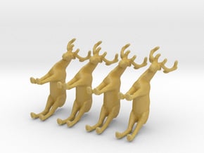Reindeer Standing Small in Tan Fine Detail Plastic: 1:160 - N