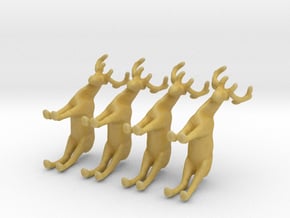 Reindeer Standing Small in Tan Fine Detail Plastic: 1:220 - Z