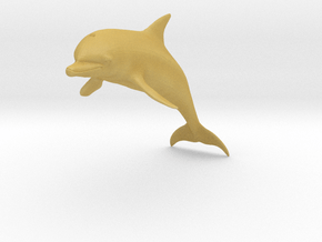 Dolphin in Tan Fine Detail Plastic: Extra Large
