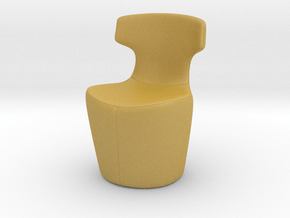 Miniature Mini Papilio Chair - B&B Italia in Tan Fine Detail Plastic: 1:12