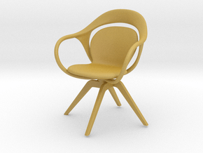 Mniature Norah Chair - Giorgetti in Tan Fine Detail Plastic: 1:12