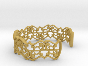 Bracelet "fluent" in Tan Fine Detail Plastic: Medium