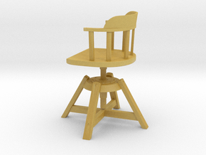 Miniature Feodor Chair - IKEA in Tan Fine Detail Plastic: 1:12