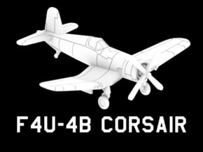 F4U-4B Corsair in White Natural Versatile Plastic: 1:220 - Z