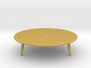 Miniature Minotti Sullivan Table V1 - Minotti in Tan Fine Detail Plastic: 1:12