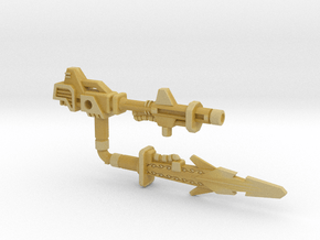 Metalhawk / Vector Prime Weapons (3mm, 5mm) in Tan Fine Detail Plastic: Small