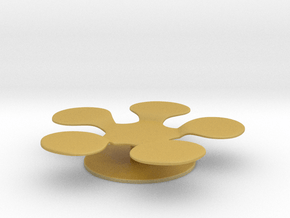 Miniature Compar Flower Table in Tan Fine Detail Plastic: 1:12