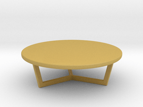 Miniature Alivar Harpa Coffee Table - Alivar in Tan Fine Detail Plastic: 1:12