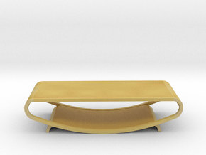 Miniature Balance Coffee Table - Nova Modern in Tan Fine Detail Plastic: 1:12