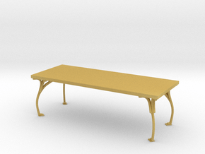 Miniature Sangirolamo Table -160cm- Poltrona Frau in Tan Fine Detail Plastic: 1:12