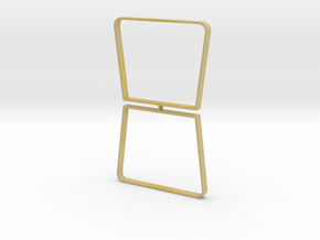 Table legs Trapeze (pair). 1:12, 1:24 in Tan Fine Detail Plastic: 1:12
