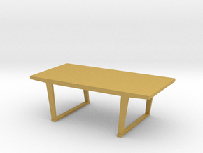 Miniature Lucullo Table - Maxalto in Tan Fine Detail Plastic: 1:12