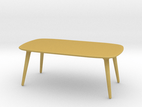 Miniature Icicle Table - Fredericia in Tan Fine Detail Plastic: 1:12