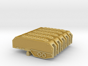 Armoured Sub-terrainian Breaching Vehicle Track in Tan Fine Detail Plastic: Large