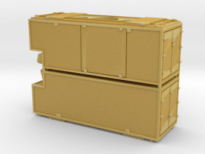 RhB container swap-body Wechselbehälter x2 in Tan Fine Detail Plastic: 1:150