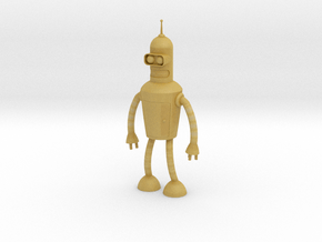 Futurama Bender Figure in Clear Ultra Fine Detail Plastic: Small