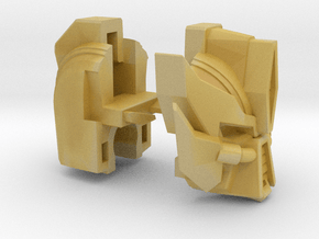 Colossus Head in Tan Fine Detail Plastic: Medium