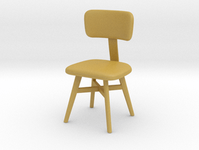 Miniature Thyia Chair - Roche Bobois in Tan Fine Detail Plastic: 1:12