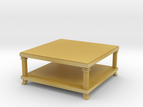 Miniature 610 Robie 2 Table - Cassina in Tan Fine Detail Plastic: 1:12